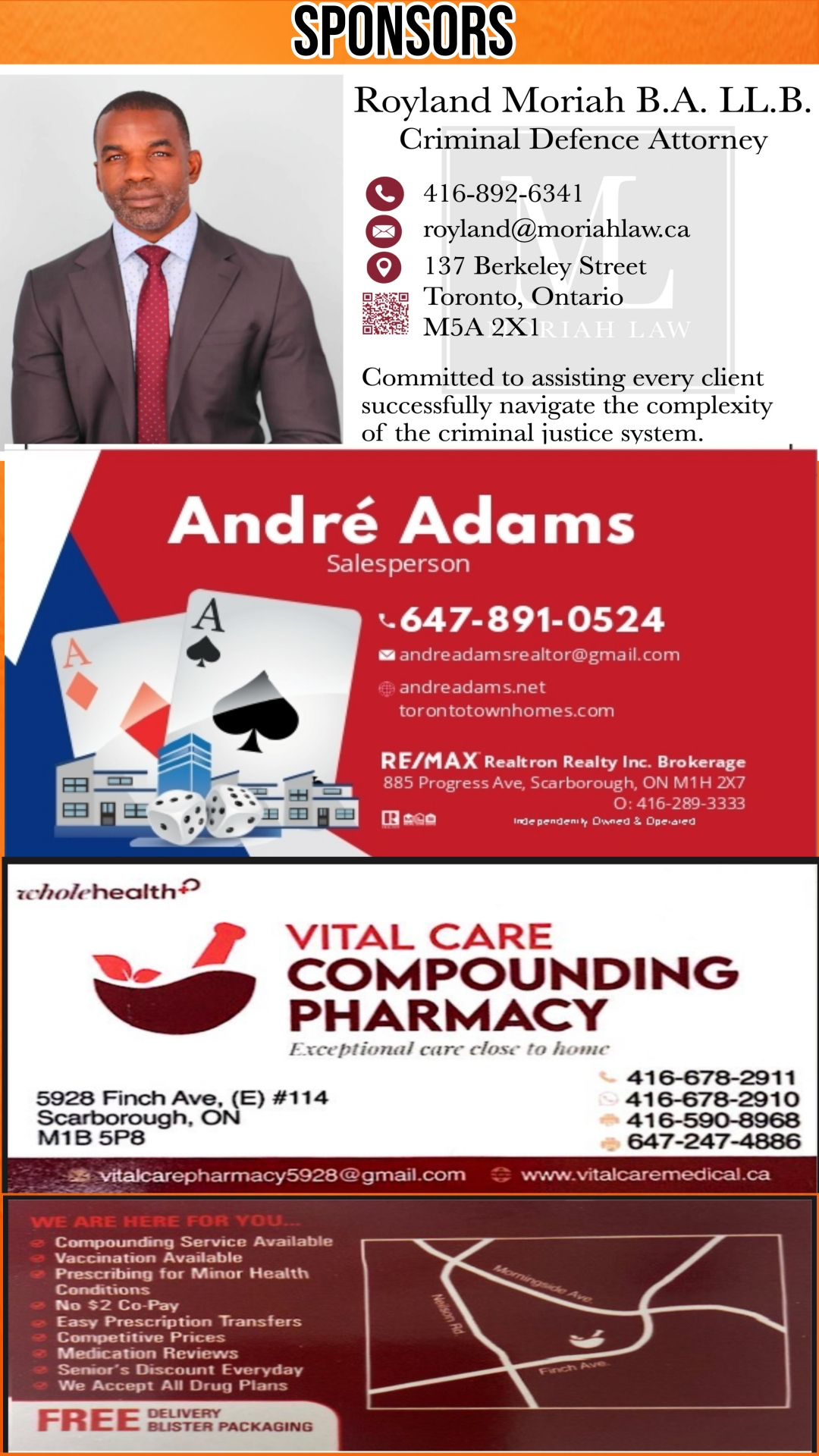 sponsors
